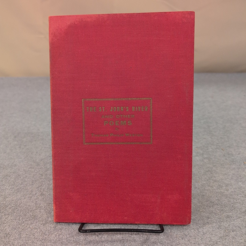 The St. John's River and Other Poems Thomas Philip Weston Red Signed - Picture 2 of 5